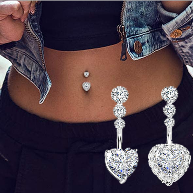 Navel Bell Button Rings 1PCS Crystal Belly Steel Heart Piercing Sexy Flower Body Ombligo 221208
Navel Bell Button Rings 1PCS Crystal Belly Steel Heart Piercing Sexy Flower Body Ombligo 221208