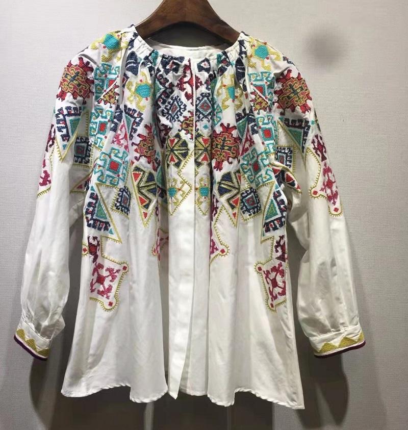 Women' Blouses & Shirts 2022 Spring Fashion Cotton Women Vintage Embroidery Long Sleeve Casual Loose White Black Tops Female Large
Women' Blouses & Shirts 2022 Spring Fashion Cotton Women Vintage Embroidery Long Sleeve Casual Loose White Black Tops Female Large