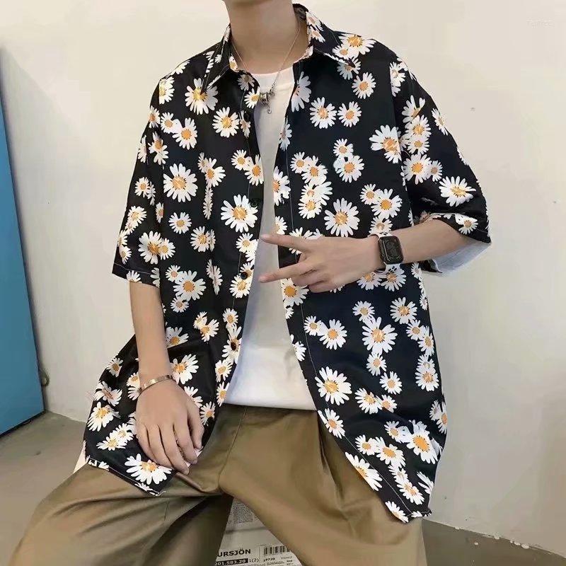 Men's Casual Shirts 2022 Arrival Men's Flower Shirt Men Hawaiian Camicias One Button Wild Printed Short-sleeve Blouses Tops, Black
Men's Casual Shirts 2022 Arrival Men's Flower Shirt Men Hawaiian Camicias One Button Wild Printed Short-sleeve Blouses Tops, Black