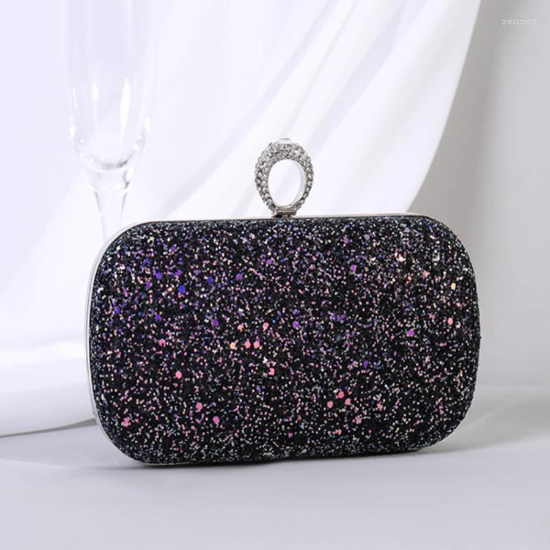 Evening Bags Wedding Party Ring Diamond Shoulder Women Shinning Crystal Female Rhinestone Clutch Bridal Handbag, Color same picture1
Evening Bags Wedding Party Ring Diamond Shoulder Women Shinning Crystal Female Rhinestone Clutch Bridal Handbag, Color same picture1