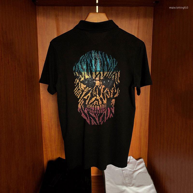 Men's Polos Brand Summer Polo Shirt Rhinestone Plus Size Design Street European Top Quality Short Sleeve, As shown asian size
Men's Polos Brand Summer Polo Shirt Rhinestone Plus Size Design Street European Top Quality Short Sleeve, As shown asian size