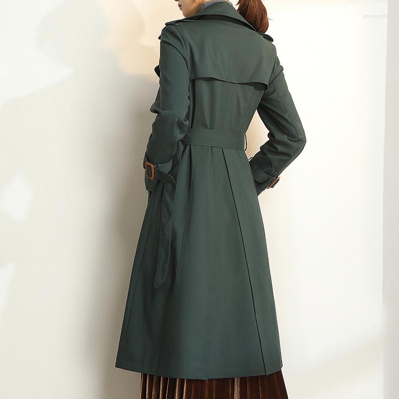 Women's Trench Coats Dark Green Windbreaker Women's Long Spring And Autumn British Style Temperament Drape High-end Coat For Women, Black
Women's Trench Coats Dark Green Windbreaker Women's Long Spring And Autumn British Style Temperament Drape High-end Coat For Women, Black