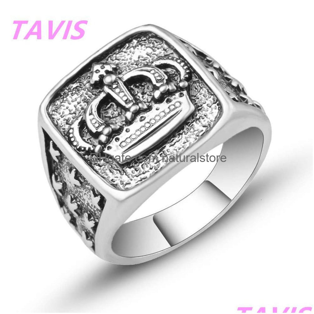 Band Rings Design Hip Hop Crown Ring Men Accessories Vintage Punk Rock Big Biker Signet Sier Color Tibetan Jewelry Rings Gift Trendy Dhm9S
Band Rings Design Hip Hop Crown Ring Men Accessories Vintage Punk Rock Big Biker Signet Sier Color Tibetan Jewelry Rings Gift Trendy Dhm9S