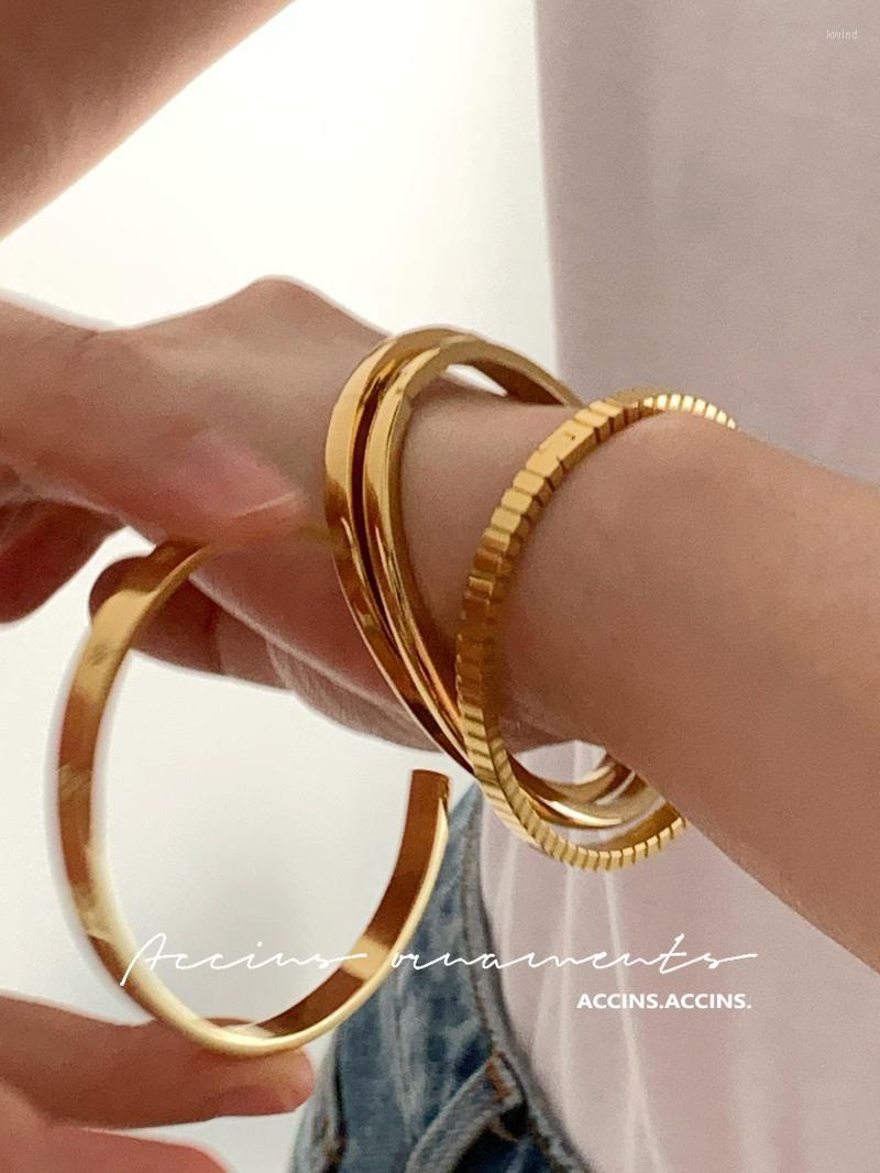 Bangle Cz Stone Star Burst Stripe Gold Plated Bangles For Women Stainless Steel Cuff Pipe Waterproof Jewelry Summer
Bangle Cz Stone Star Burst Stripe Gold Plated Bangles For Women Stainless Steel Cuff Pipe Waterproof Jewelry Summer