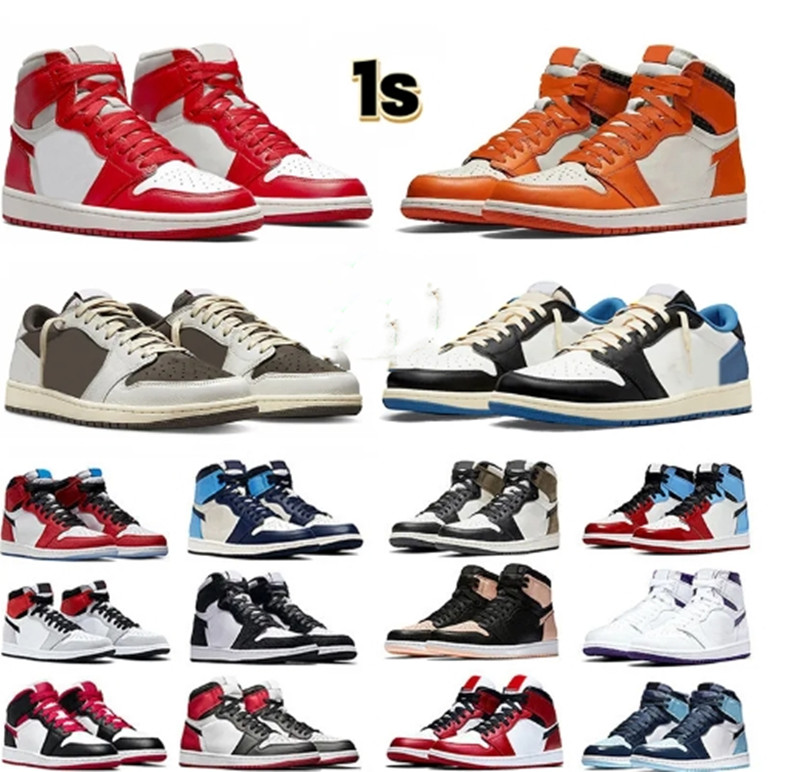 WITH BOX Designer Air Jorden a j 1 Jumpman 1s Mens Womens Og Basketball Shoes Bubble Gum Rust Pink University Blue Mid Grey Shadow High Obsidian Chicago, 19
WITH BOX Designer Air Jorden a j 1 Jumpman 1s Mens Womens Og Basketball Shoes Bubble Gum Rust Pink University Blue Mid Grey Shadow High Obsidian Chicago, 19
