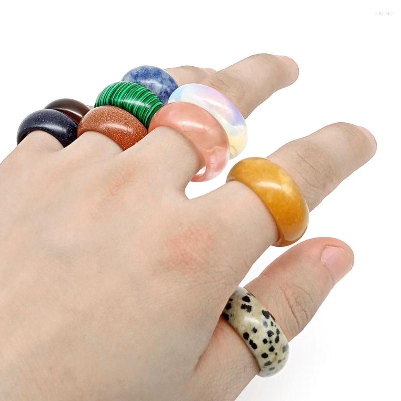 Cluster Rings Natural Stone Malachite Ring Face Width 12mm Inner Diameter 18-20mm Tiger Eye Charm Jewelry Gifts For Friends And Couples
Cluster Rings Natural Stone Malachite Ring Face Width 12mm Inner Diameter 18-20mm Tiger Eye Charm Jewelry Gifts For Friends And Couples