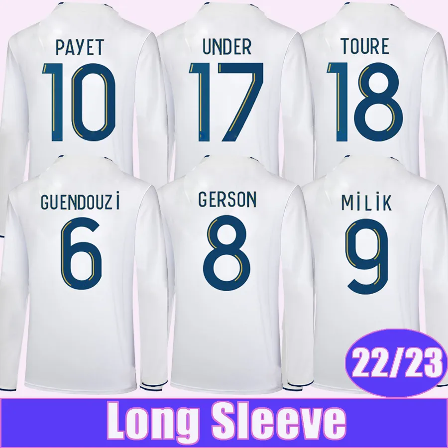 22 23 MILIK PAYET Mens Soccer Jerseys GUENDOUZI GERSON LUIS HENRIQUE BAKAMBU UNDER TOURE GUEYE KONRAD DIENG Home Long Sleeves Football Shirts, Cx10688 22 23 home no patch
22 23 MILIK PAYET Mens Soccer Jerseys GUENDOUZI GERSON LUIS HENRIQUE BAKAMBU UNDER TOURE GUEYE KONRAD DIENG Home Long Sleeves Football Shirts, Cx10688 22 23 home no patch