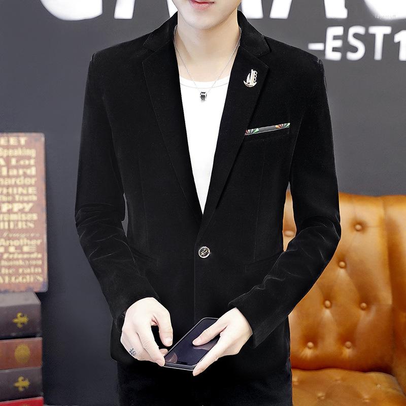 Men's Suits Men Velvet Blazers Male Solid Color Slim High Quality Business Casual Velveteen Suit Jacket Groom Wedding Brand Clothing, Black
Men's Suits Men Velvet Blazers Male Solid Color Slim High Quality Business Casual Velveteen Suit Jacket Groom Wedding Brand Clothing, Black
