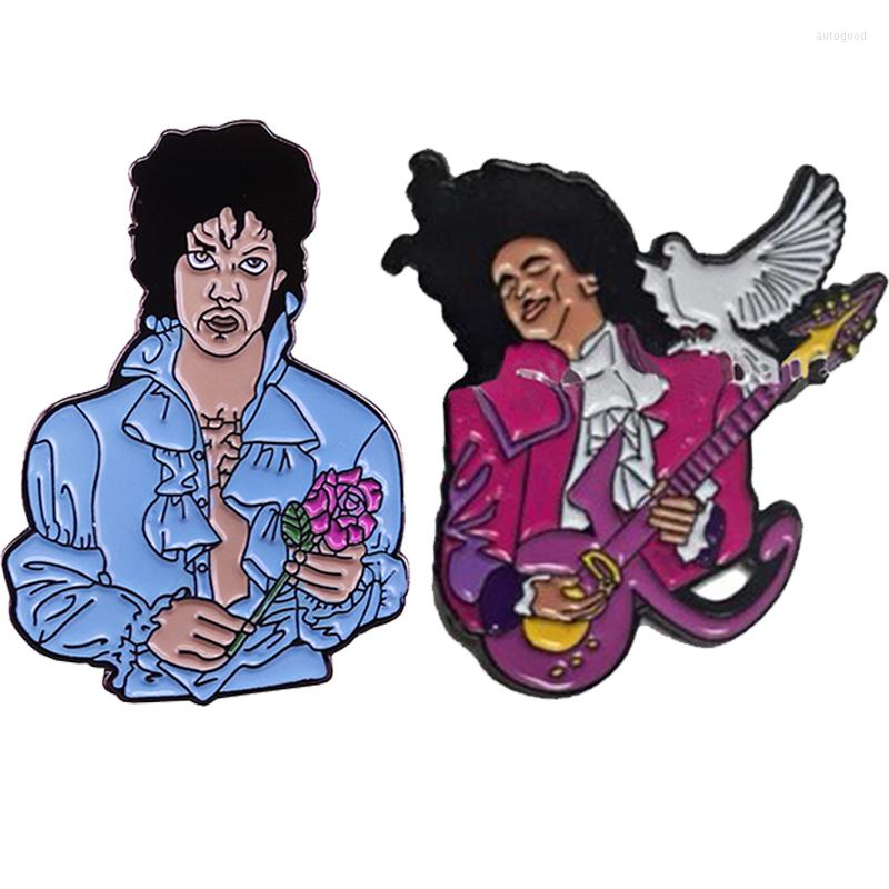 Brooches Purple Singer Rain Enamel Pin The Prince Badge Great Song Brooch Music Musician Accessory
Brooches Purple Singer Rain Enamel Pin The Prince Badge Great Song Brooch Music Musician Accessory