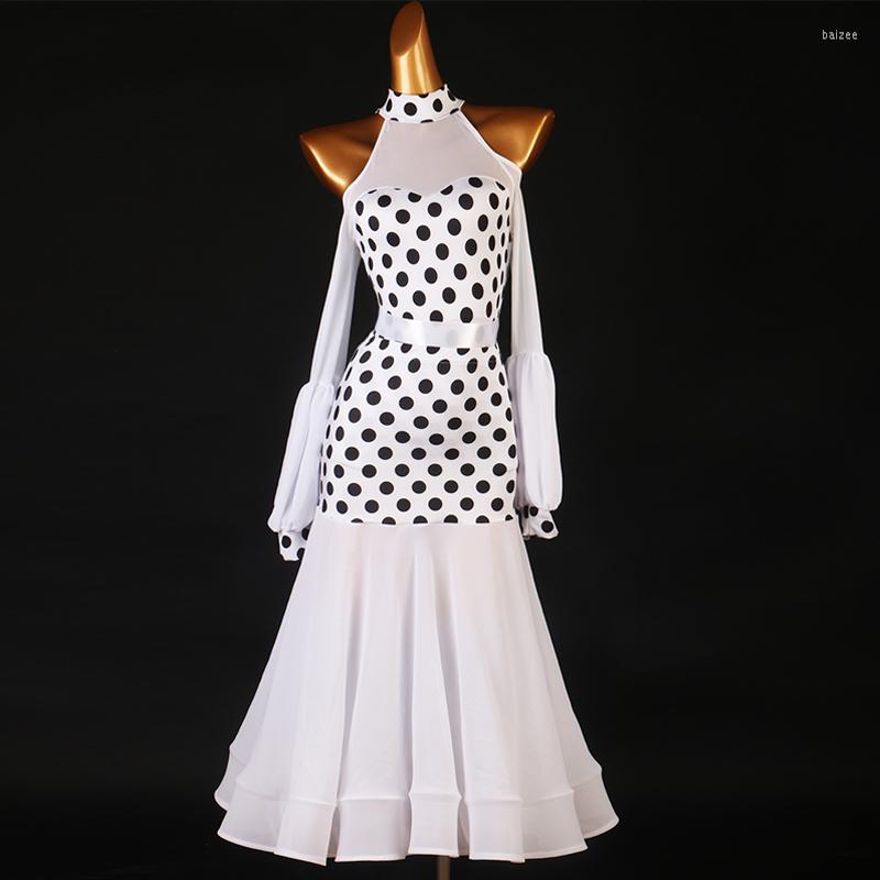 Stage Wear Ballroom Dance Dresses Foxtrot Dancing Skirt Women Waltz Dress Mq243 Polka Dot, Picture shown
Stage Wear Ballroom Dance Dresses Foxtrot Dancing Skirt Women Waltz Dress Mq243 Polka Dot, Picture shown