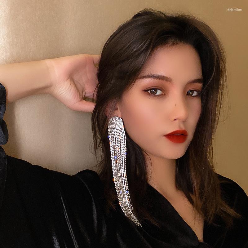 Dangle Earrings Long Tassel Rhinestone Drop Trend Fashion Jewelry Exaggerated High-end Elegant Temperament Accessories
Dangle Earrings Long Tassel Rhinestone Drop Trend Fashion Jewelry Exaggerated High-end Elegant Temperament Accessories
