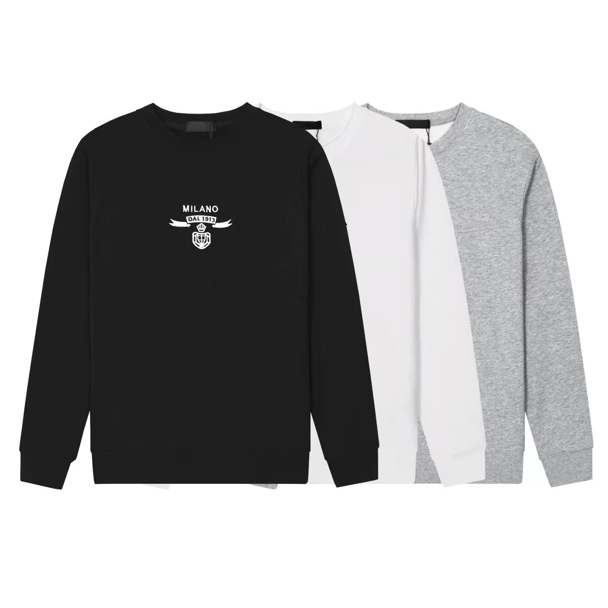 Casual simple sweatshirt jacket printing sportswear cotton long-sleeved loose sweater for men, White
Casual simple sweatshirt jacket printing sportswear cotton long-sleeved loose sweater for men, White