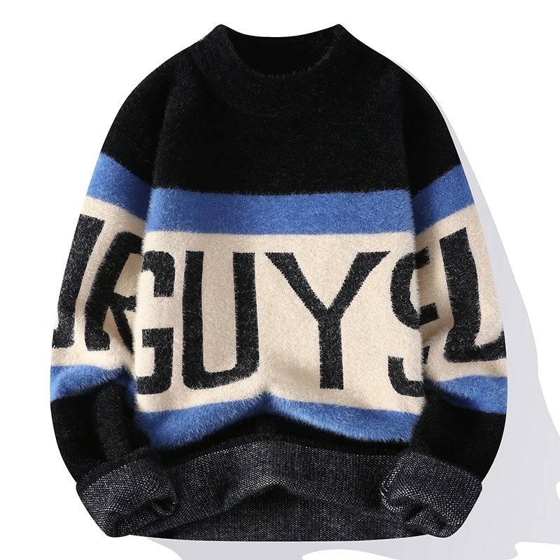 Men's Sweaters Pullover Loose Casual Warm Trend Knitted Man Clothes 221207, 98539-white
Men's Sweaters Pullover Loose Casual Warm Trend Knitted Man Clothes 221207, 98539-white