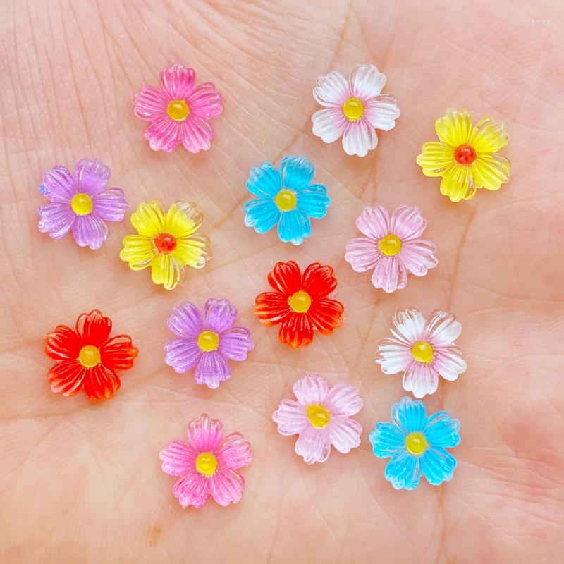 Nail Art Decorations 50Pcs 10mm Mini Colorful Beautiful Flower Resin Mix Colors Floral Charms Shaped Manicure Supplies
Nail Art Decorations 50Pcs 10mm Mini Colorful Beautiful Flower Resin Mix Colors Floral Charms Shaped Manicure Supplies