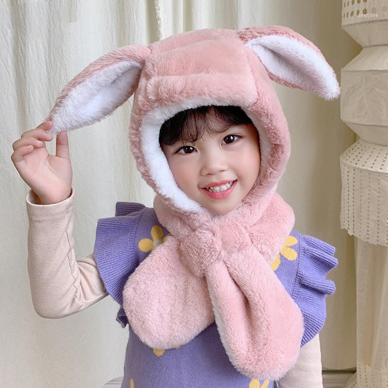 Hats Children's Scarf Hat Set Plush Ear Cap Cute Cartoon Outerwear Neck Warmers Winter Outdoor Wearing FS99, Pink
Hats Children's Scarf Hat Set Plush Ear Cap Cute Cartoon Outerwear Neck Warmers Winter Outdoor Wearing FS99, Pink