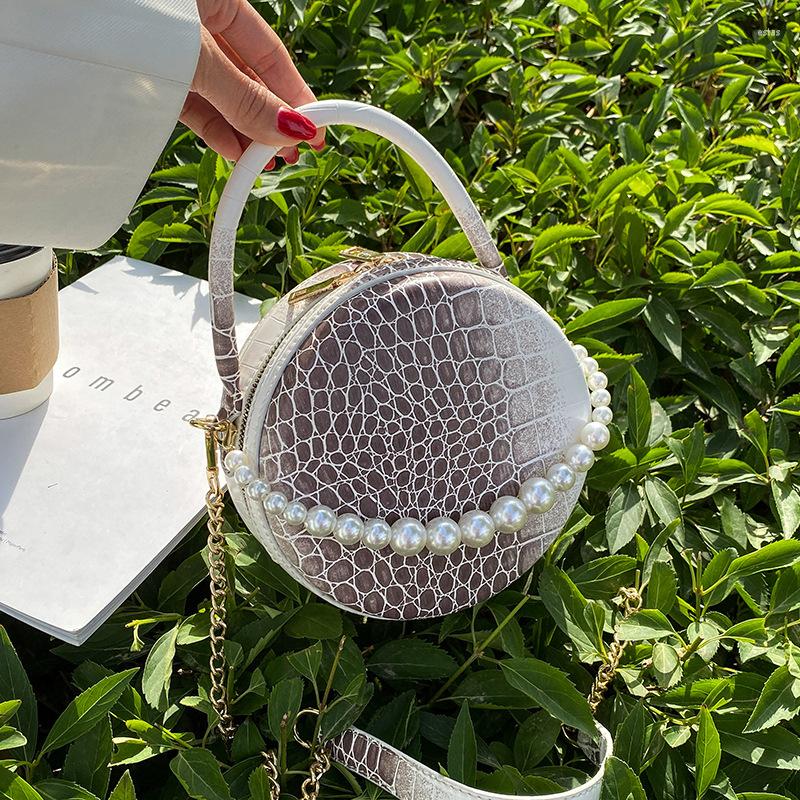 Evening Bags Summer Alligator Pattern Circular For Women 2022 PU Leather Beading Female Crossbody Bag Sac Shoulder Designer, Khaki
Evening Bags Summer Alligator Pattern Circular For Women 2022 PU Leather Beading Female Crossbody Bag Sac Shoulder Designer, Khaki