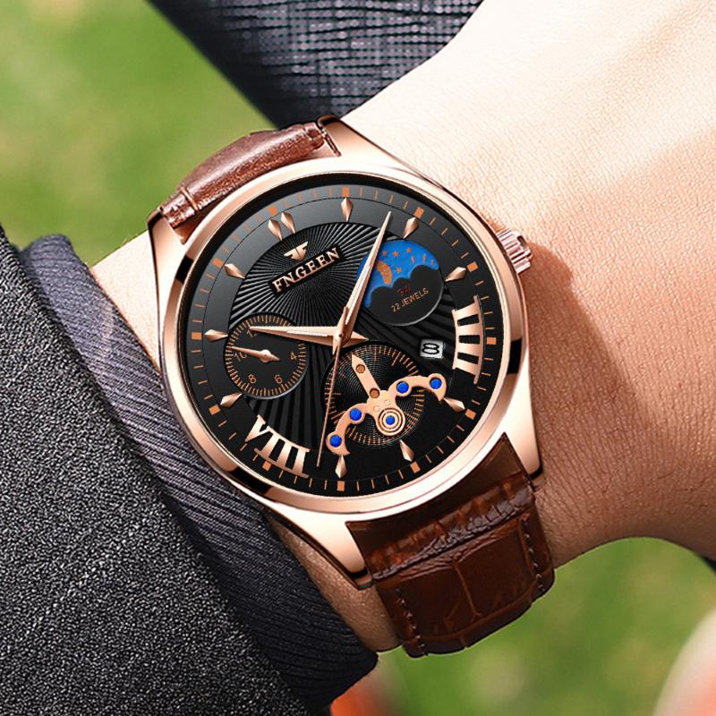 Wristwatches Top Grade Brand Watches Stylish Black Quartz Wristwatch Leather Fashion Business Male Watch Man Hour Relogio Masculino, Black white
Wristwatches Top Grade Brand Watches Stylish Black Quartz Wristwatch Leather Fashion Business Male Watch Man Hour Relogio Masculino, Black white
