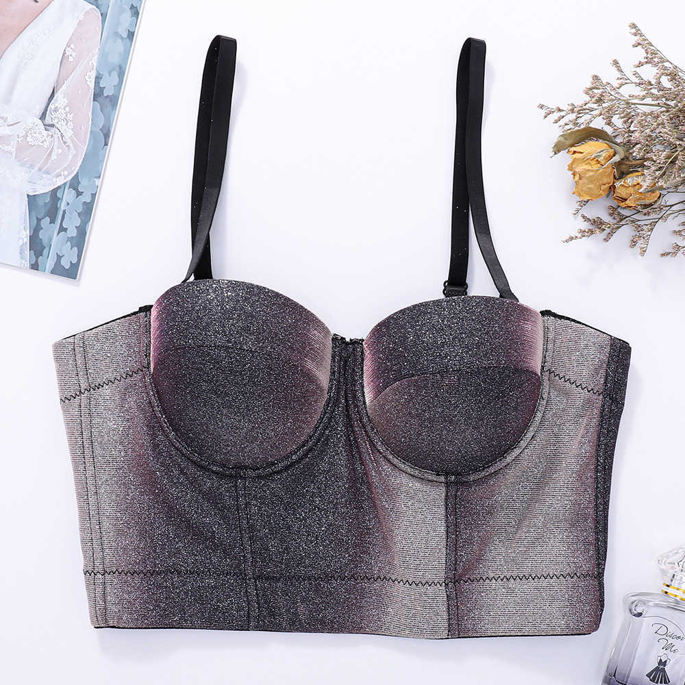 Ordered gradual color bra wearing version gold powder short fishbone sling stage flash top shaping top female, Purple4
Ordered gradual color bra wearing version gold powder short fishbone sling stage flash top shaping top female, Purple4