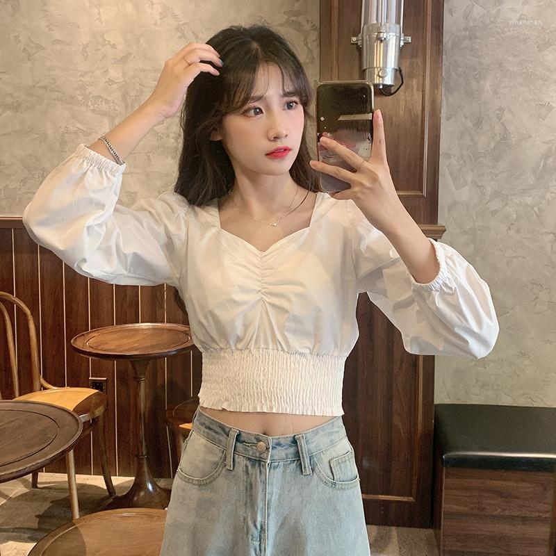 Women's Blouses ZHOUTAYLOR Women Shirts Office Lady V-Neck Tops Femme Full Puff Sleeve Single Breasted Slim Fit Autumn Female S0674, Black
Women's Blouses ZHOUTAYLOR Women Shirts Office Lady V-Neck Tops Femme Full Puff Sleeve Single Breasted Slim Fit Autumn Female S0674, Black