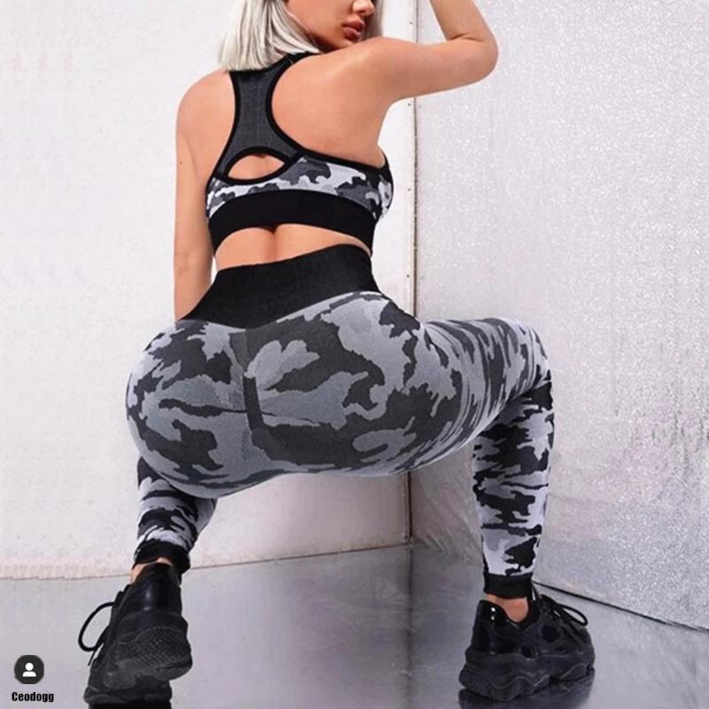 Active Sets Camo Seamless Yoga Set Women Fitness Gym Clothing High Waist Leggings Sport Bra Camouflage Sports Suit Femme Sportswear, Camo grey set
Active Sets Camo Seamless Yoga Set Women Fitness Gym Clothing High Waist Leggings Sport Bra Camouflage Sports Suit Femme Sportswear, Camo grey set