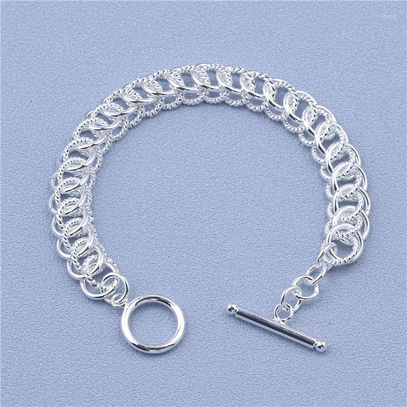 Link Bracelets Color Overlay Weave Bangle Bracelet For Women Men Hand Chain Party Gift Jewelry Wholesale 19cm
Link Bracelets Color Overlay Weave Bangle Bracelet For Women Men Hand Chain Party Gift Jewelry Wholesale 19cm
