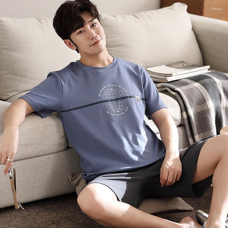 Men's Sleepwear Men's Cotton Pajama Sets Short Pijamas Casual Male Sleep & Lounge Wear Summer Home Clothes Drop, N8612
Men's Sleepwear Men's Cotton Pajama Sets Short Pijamas Casual Male Sleep & Lounge Wear Summer Home Clothes Drop, N8612