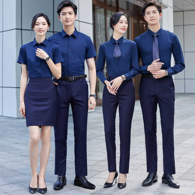 Work Clothes Own Men'' Long and Short Sleeve White Embroidery Advertising Profional Dress Print Inch Shirt, Short sleeved men's white shirt
Work Clothes Own Men'' Long and Short Sleeve White Embroidery Advertising Profional Dress Print Inch Shirt, Short sleeved men's white shirt