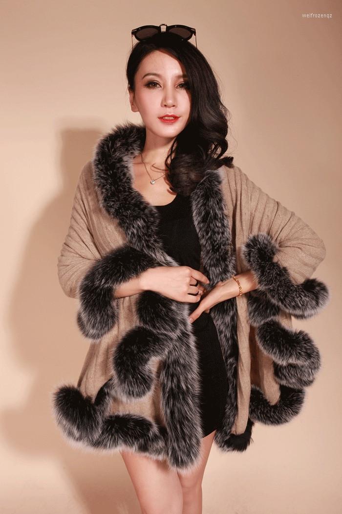 Scarves Pure Cashmere Cape With Real Fur Trim Women Autumn Winter Warm Knitted Luxury Shawl Camel Gray Ladies Pashmina Scarf S118
Scarves Pure Cashmere Cape With Real Fur Trim Women Autumn Winter Warm Knitted Luxury Shawl Camel Gray Ladies Pashmina Scarf S118