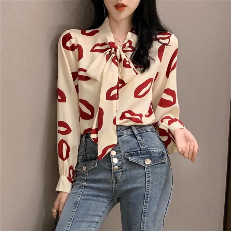 Women's Blouses & Shirts Loose Korean Style Print Ulzzang Women Fashion Brand Ladies Tops Bow Chic Spring Autumn Blusas Mujer De Moda, Black
Women's Blouses & Shirts Loose Korean Style Print Ulzzang Women Fashion Brand Ladies Tops Bow Chic Spring Autumn Blusas Mujer De Moda, Black