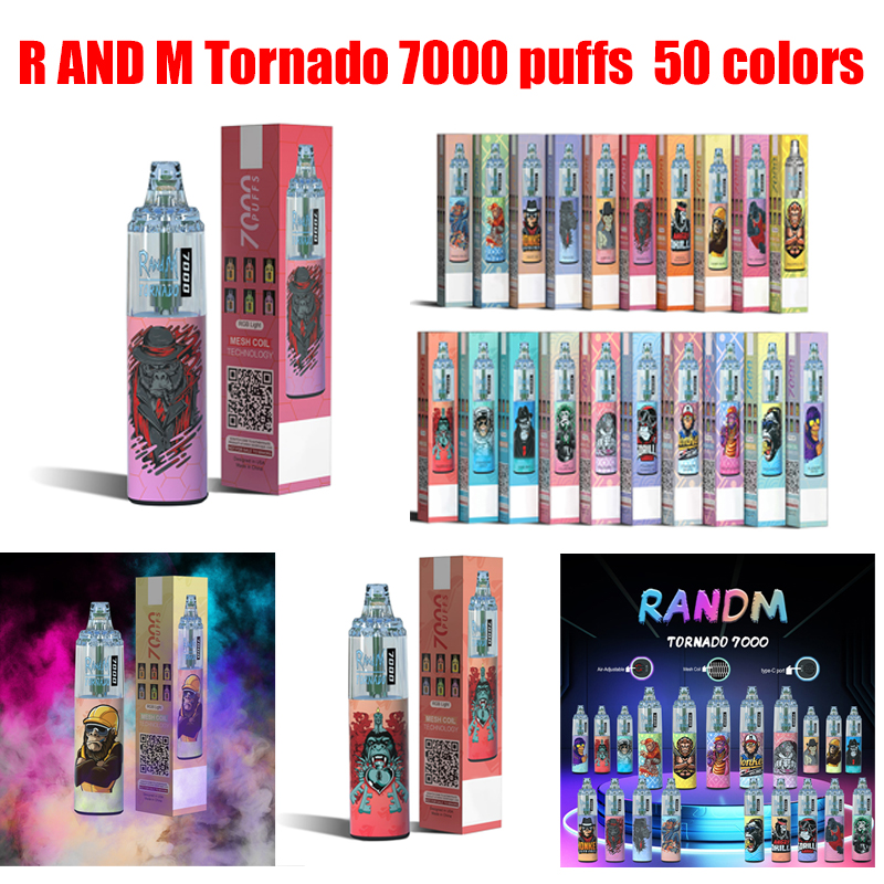 2022 RandM Tornado 7000 puffs E Cigarettes 14ml 1000mah Type-c charge point Prefilled device disposable vape Original
2022 RandM Tornado 7000 puffs E Cigarettes 14ml 1000mah Type-c charge point Prefilled device disposable vape Original