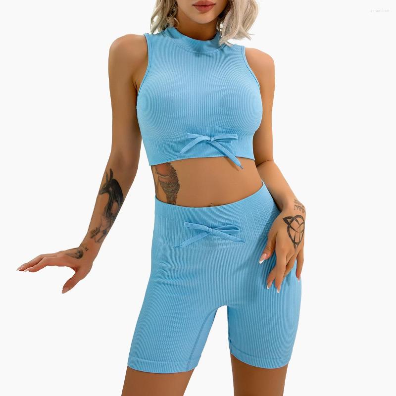 Active Sets Seamless Yoga Set Sports Fitness High Waist Peach Hip-Lifting Shorts Bowknot Vest Suits Workout Clothes Gym For Women, Orange
Active Sets Seamless Yoga Set Sports Fitness High Waist Peach Hip-Lifting Shorts Bowknot Vest Suits Workout Clothes Gym For Women, Orange