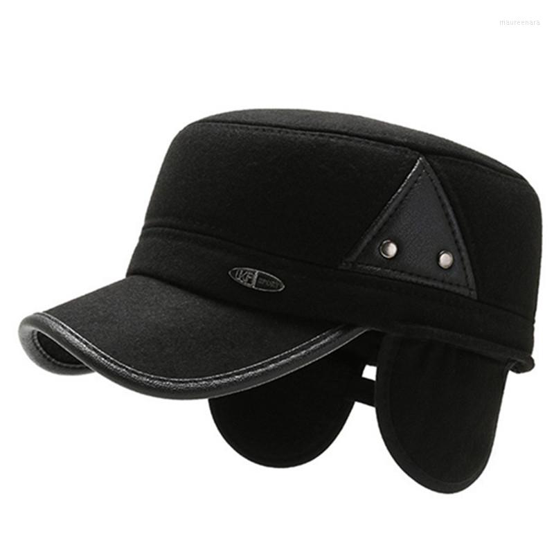 Berets Adjustable Size Winter Adult Men's Warm Army Military Hats Cold Proof Earmuffs Cap Men Flat Brands Snapback Dad, Black
Berets Adjustable Size Winter Adult Men's Warm Army Military Hats Cold Proof Earmuffs Cap Men Flat Brands Snapback Dad, Black