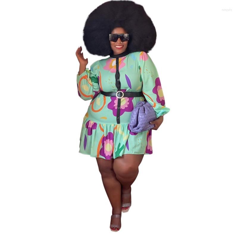 Casual Dresses Short Shirt Dress Women O Neck Full Sleeve Ruffle Patchwork Ropa Mujer Summer Print Belt Fashion Streetwear Vestidos, Green
Casual Dresses Short Shirt Dress Women O Neck Full Sleeve Ruffle Patchwork Ropa Mujer Summer Print Belt Fashion Streetwear Vestidos, Green