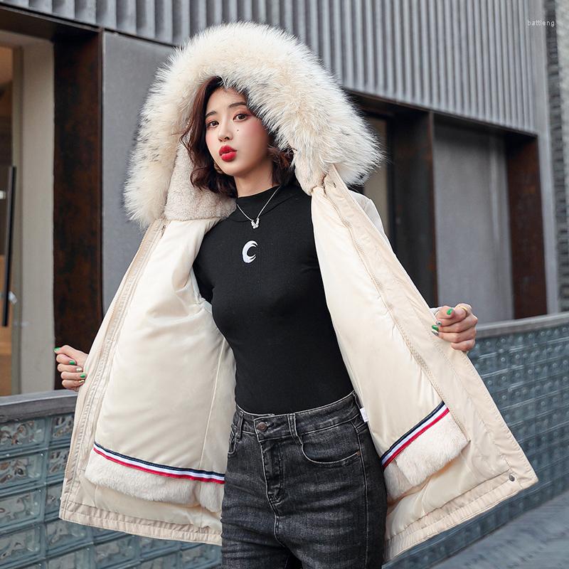 Women' Down Women One Coat Three Wear Plus Velvet Thick Overcoat Winter Jackets Big Fur Collar Female Parkas Long Coats Loose Casual Hooded, Black
Women' Down Women One Coat Three Wear Plus Velvet Thick Overcoat Winter Jackets Big Fur Collar Female Parkas Long Coats Loose Casual Hooded, Black