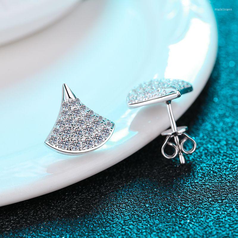 Stud Earrings Excellent Moissanite 0.76ct Gem 925 Sterling Silver Ear Studs Skirt Shape Fashion Diamond Wedding Earring Luxury Jewelry
Stud Earrings Excellent Moissanite 0.76ct Gem 925 Sterling Silver Ear Studs Skirt Shape Fashion Diamond Wedding Earring Luxury Jewelry