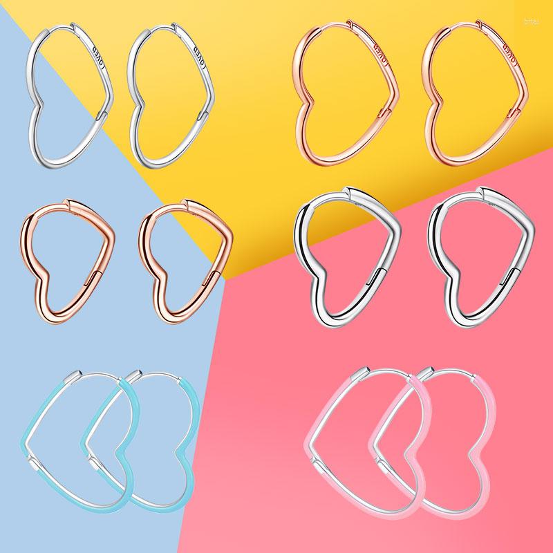 Hoop Earrings 925 Silver Asymmetrical Heart For Women Girl Femal Jewelry Party Anniversary Gift
Hoop Earrings 925 Silver Asymmetrical Heart For Women Girl Femal Jewelry Party Anniversary Gift