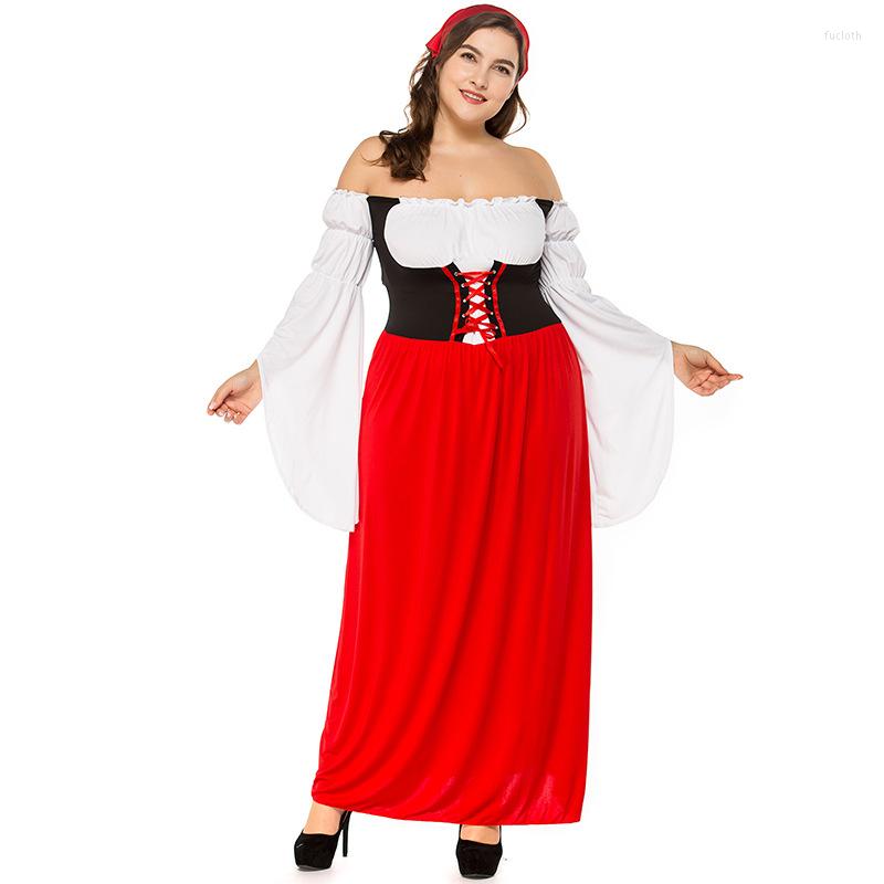 Costume Accessories Beer Bar Waitress Cospay Outfits Off-shoulder Dirndl Dress Full Sleeves Maid For Oktoberfest Halloween Carnival Party, Red
Costume Accessories Beer Bar Waitress Cospay Outfits Off-shoulder Dirndl Dress Full Sleeves Maid For Oktoberfest Halloween Carnival Party, Red