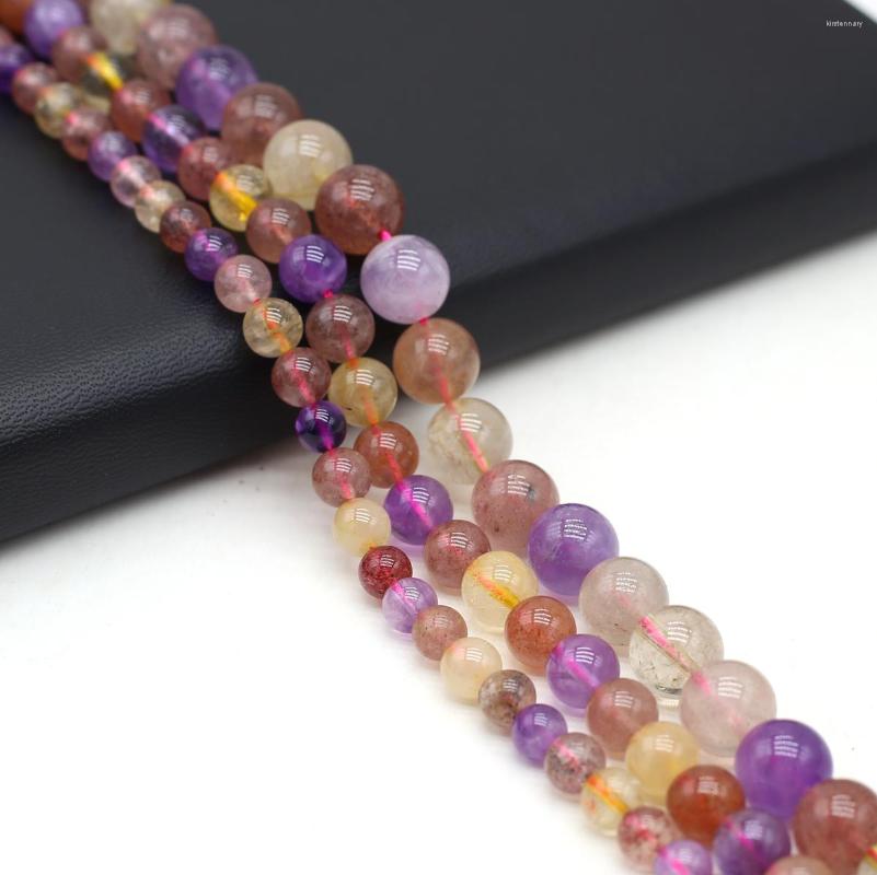 Strand Natural Stone Round Beaded Gemstone Loose Isolation Beads For Jewelry Making Diy Charm Bracelet Necklace Gift Accessories
Strand Natural Stone Round Beaded Gemstone Loose Isolation Beads For Jewelry Making Diy Charm Bracelet Necklace Gift Accessories