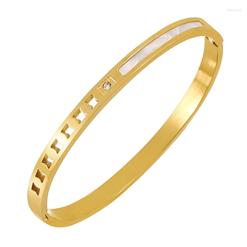 Link Bracelets ZHINI Design Punk Geometric Circular Stainless Steel Bangle For Women Party Fashion Rhinestone Jewelry Pulseras
Link Bracelets ZHINI Design Punk Geometric Circular Stainless Steel Bangle For Women Party Fashion Rhinestone Jewelry Pulseras