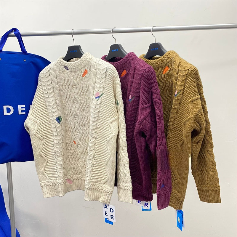 Men's Sweaters ADER Embroidered Casual Loose Men Women 1 1 High Quality Ader Wool Knit Pullover 221207, 168-02
Men's Sweaters ADER Embroidered Casual Loose Men Women 1 1 High Quality Ader Wool Knit Pullover 221207, 168-02
