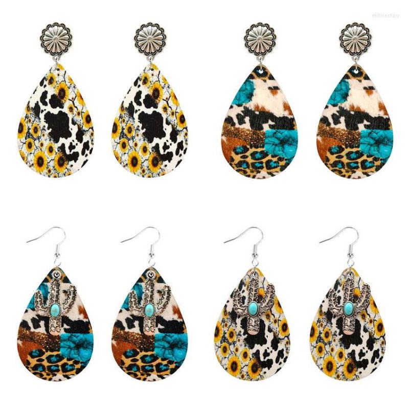 Dangle Earrings Western Distressed Sunflower Cowhide Leopard Turquoise Background Wood 2022 Creativity Boutique Wholesale
Dangle Earrings Western Distressed Sunflower Cowhide Leopard Turquoise Background Wood 2022 Creativity Boutique Wholesale