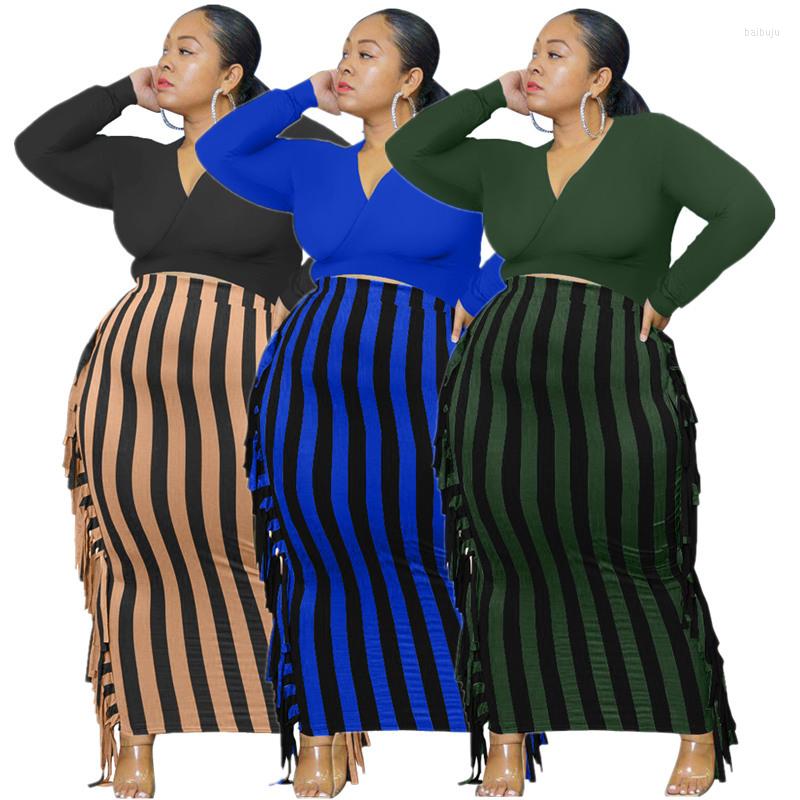 Work Dresses 2022 Spring Women Street Girl Style Sets Long Sleeve V Neck Top Elastic Ankle Length Skirt Striped Dress, Black
Work Dresses 2022 Spring Women Street Girl Style Sets Long Sleeve V Neck Top Elastic Ankle Length Skirt Striped Dress, Black