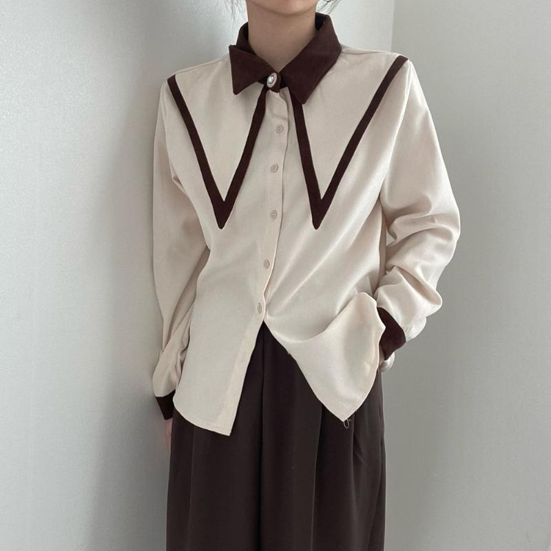 Women's Blouses & Shirts HziriP Korean Color-Hit Office Lady Brief Stylish Women 2022 Arrival Elegance Streetwear Basic All Match Clothe, Black
Women's Blouses & Shirts HziriP Korean Color-Hit Office Lady Brief Stylish Women 2022 Arrival Elegance Streetwear Basic All Match Clothe, Black