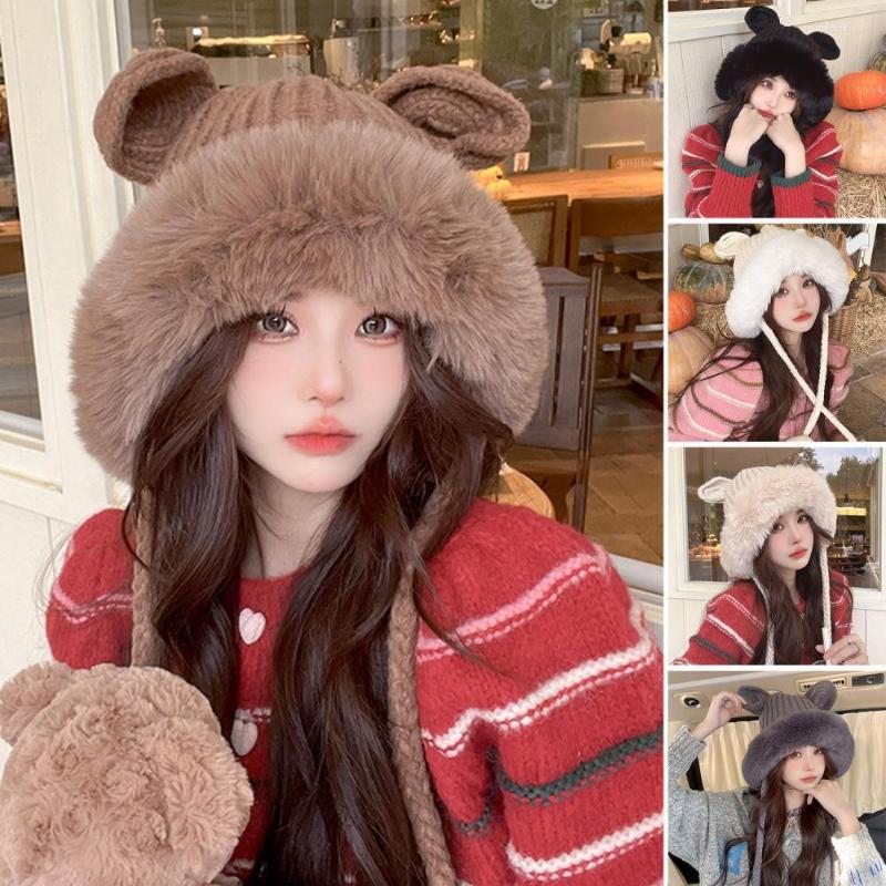 Berets Winter Hats For Woman Beanies Knitted Fluorescent Cute Hat Girls Autumn Female Beanie S Warmer Bonnet Ladies Casual, White
Berets Winter Hats For Woman Beanies Knitted Fluorescent Cute Hat Girls Autumn Female Beanie S Warmer Bonnet Ladies Casual, White
