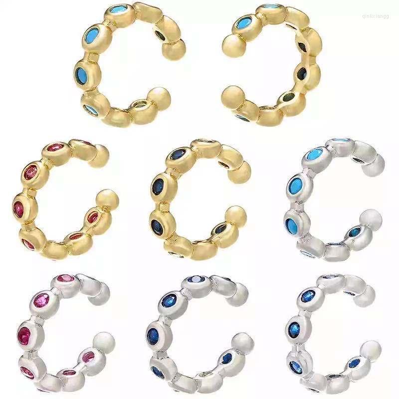Backs Earrings 2022 Simple Fashion Gold Creative Multicolor Micro-inlaid Zircon C-type Ladies Ear Clip
Backs Earrings 2022 Simple Fashion Gold Creative Multicolor Micro-inlaid Zircon C-type Ladies Ear Clip