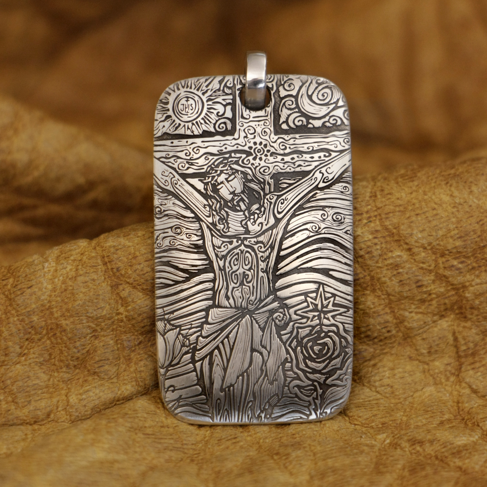 LINSION 925 Sterling Silver Details Jesus Crucifix Cross Pendant Punk Jewelry 9X051
LINSION 925 Sterling Silver Details Jesus Crucifix Cross Pendant Punk Jewelry 9X051