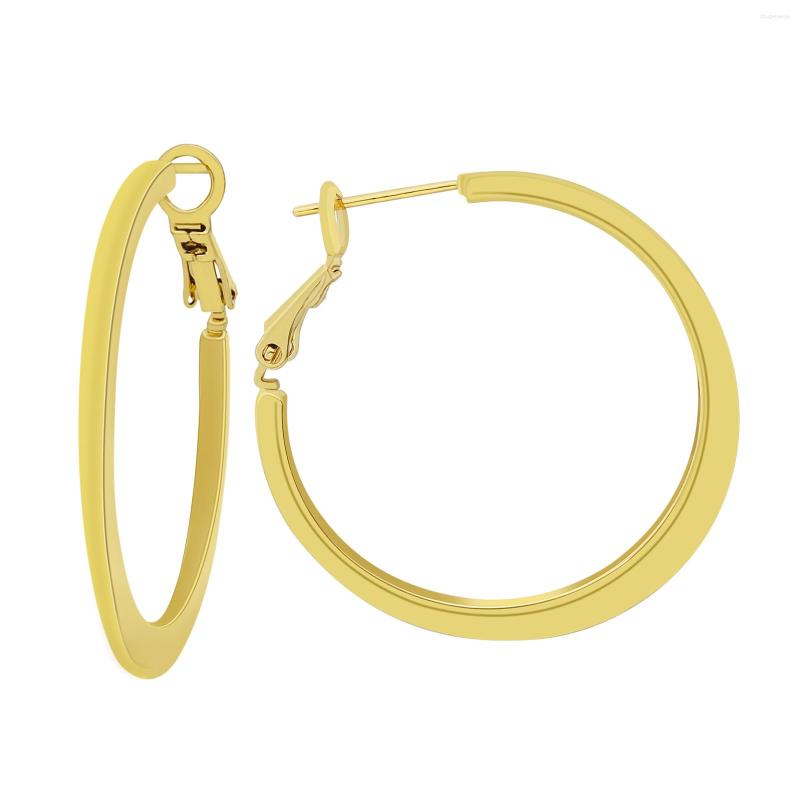 Hoop Earrings Agsnilove Flat 14K Gold Plated 925 Sterling Silver Post Huggie Earings High Quality Fashion Jewelry 2022 For Women
Hoop Earrings Agsnilove Flat 14K Gold Plated 925 Sterling Silver Post Huggie Earings High Quality Fashion Jewelry 2022 For Women