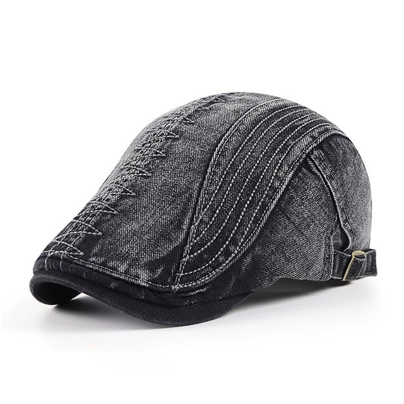 Berets Brand Hat Men Solid Color Sboy Caps Cotton Cabbie Duckbill Ivy Flat Spring Summer Herringbone Visor Sun Cap Gorras, Black
Berets Brand Hat Men Solid Color Sboy Caps Cotton Cabbie Duckbill Ivy Flat Spring Summer Herringbone Visor Sun Cap Gorras, Black