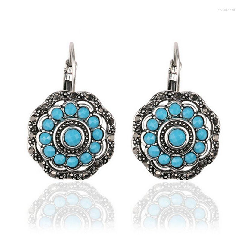 Hoop Earrings Bohemian Ethnic Resin Brinco Round Small Antique Silver-Color Women Acessorios
Hoop Earrings Bohemian Ethnic Resin Brinco Round Small Antique Silver-Color Women Acessorios