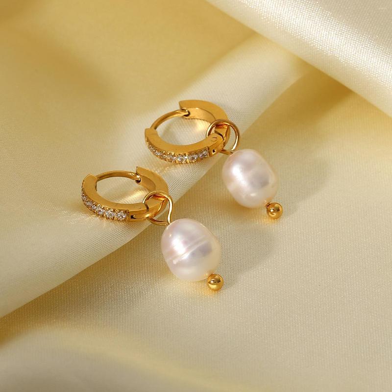 Hoop Earrings Pearl Hoops 18k Gold Waterproof Stainless Steel For Women Piercing Aretes Pendientes Ear Ring Oorbellen Jewelry 2022
Hoop Earrings Pearl Hoops 18k Gold Waterproof Stainless Steel For Women Piercing Aretes Pendientes Ear Ring Oorbellen Jewelry 2022